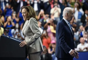 United States Kamala Harris and Joe Biden Appear Together for the First Time