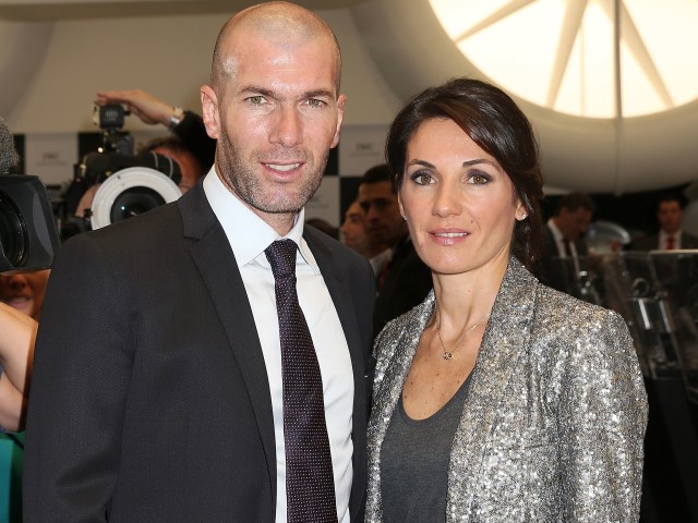 Zinedine Zidane, romantic with his wife Véronique